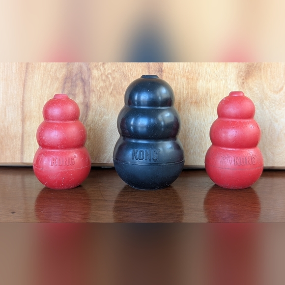Kong Other - Kong Trio Dog Toy Set - Red and Black